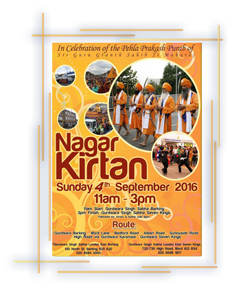 Nagar Kirtan in Seven Kings